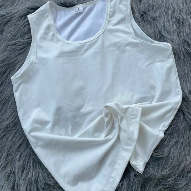Áo nịt ba lỗ dài Trơn 1