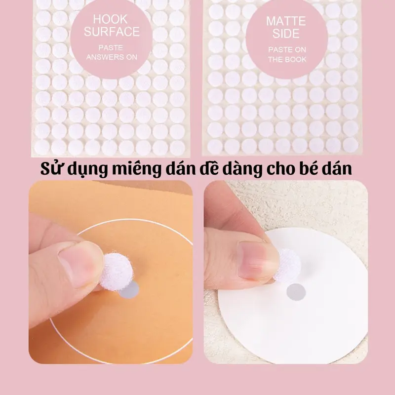 Đồ chơi Montessori, học liệu bóc dán toán học thông minh nhiều chủ đề cho bé. 5