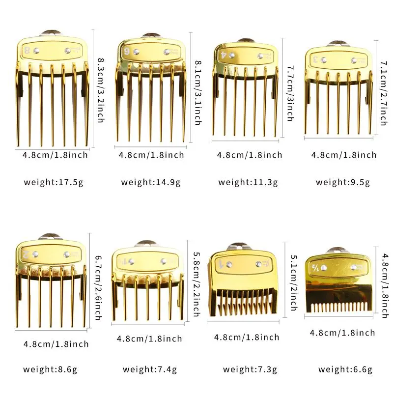Hair Clipper Comb Set, 1 Set Hair Clipper Comb, Professional Hair Clipper Comb For Men & Women, Barber Haircut Accessories 1