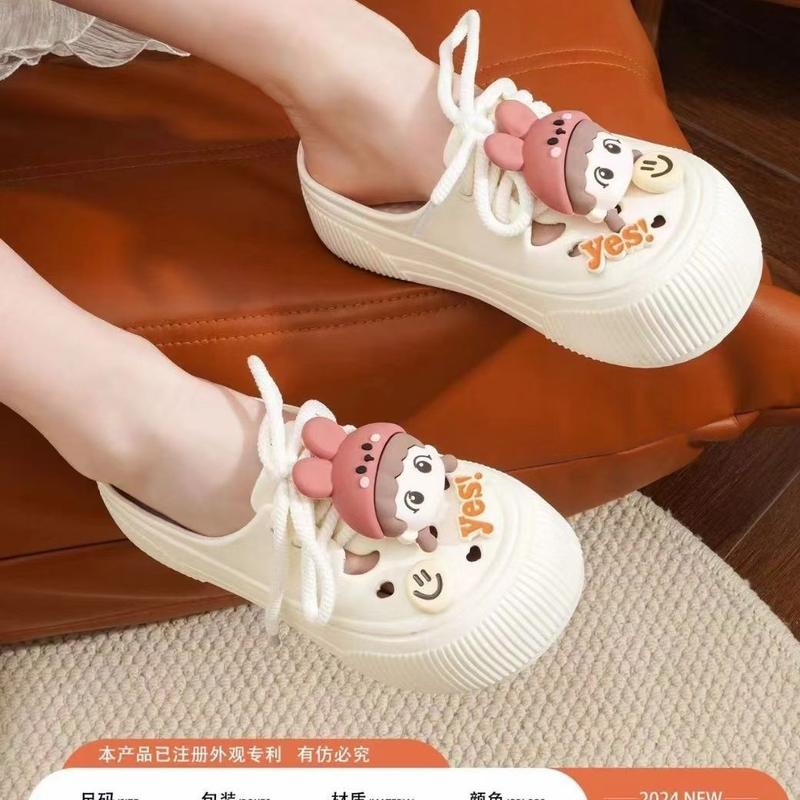 Product Introduction of Phụ Kiện Dép Đầu Túi Dây Giày POP MART, DRY POP MART, Thiết Kế Nơ Vuông Cô Gái Nhỏ 4