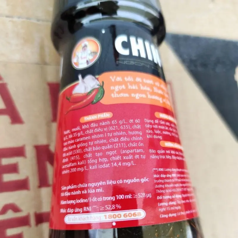 Nước Tương Tỏi Ớt Chinsu 330ml (DATE MỚI) 3