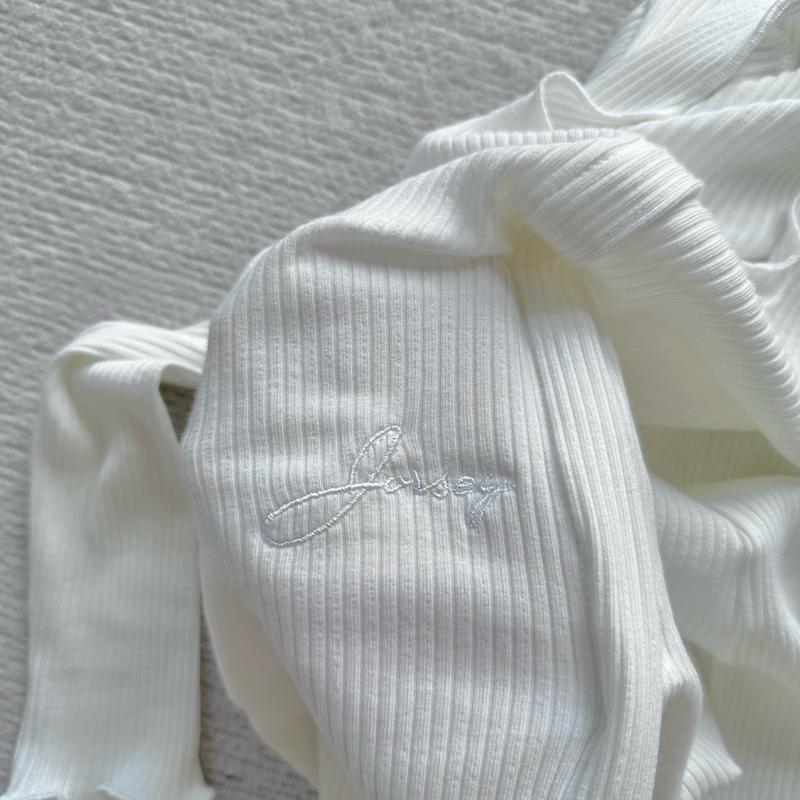 Áo thun gân dài tay hottrend 2025, mỏng vừa vặn mùa thu nữ tính Jorsey - Chie Top Cotton Women Cổ Tròn 7
