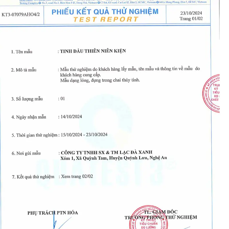 Tinh dầu thiên niên kiện Lạc đà xanh 10ml – Dùng xoa bóp, massage – Tốt cho gân cốt dầu  xoa 6