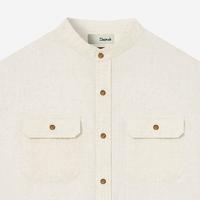 Gambar DUHA Baju Koko Linen Lengan Panjang - White - Sayf - L dari Duha Muslim Wear Kota Tangerang 3 Tokopedia