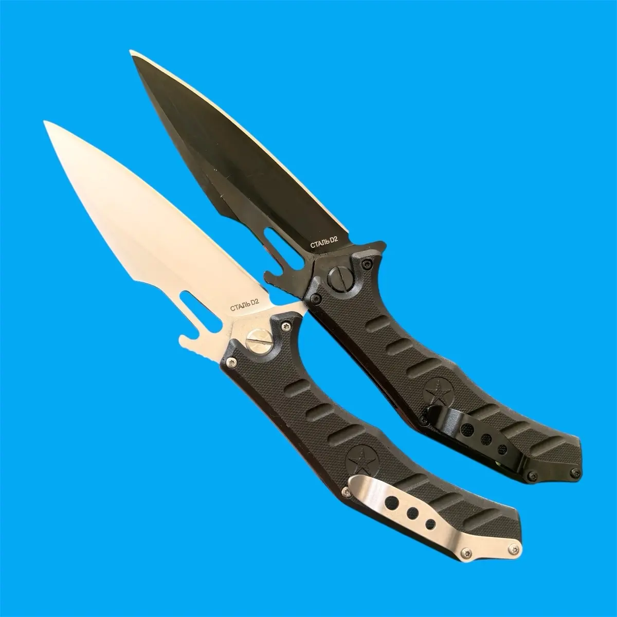 มีดอเนกประสงค์ Hock Flipper/Thrump Hold/Wave เดินป่าตั้งแคมป์ เปิดลื่นๆด้วยบอลแบริ่ง D2 9.8/13.5/3 มิล - ออกกำลังกาย