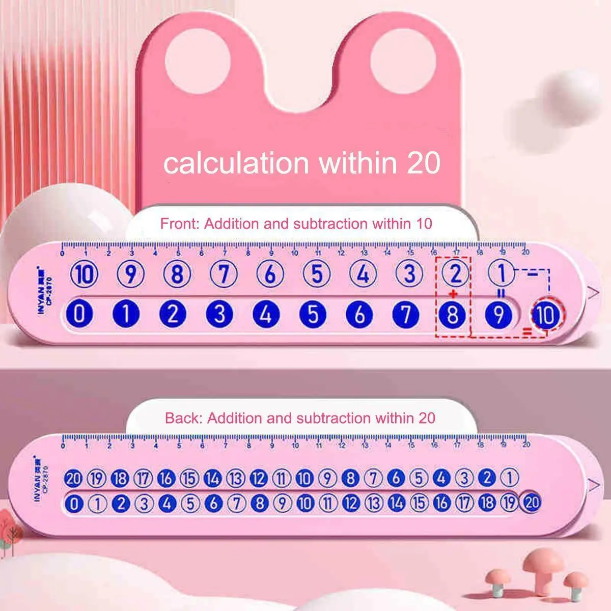 Digital Decomposition Ruler Auxiliary Tool Early Learners Use Plastic Ruler Children'S Mathematics Decomposition Rules Addition And Subtraction Oral Calculation Fun Arithmetic Teaching Aids