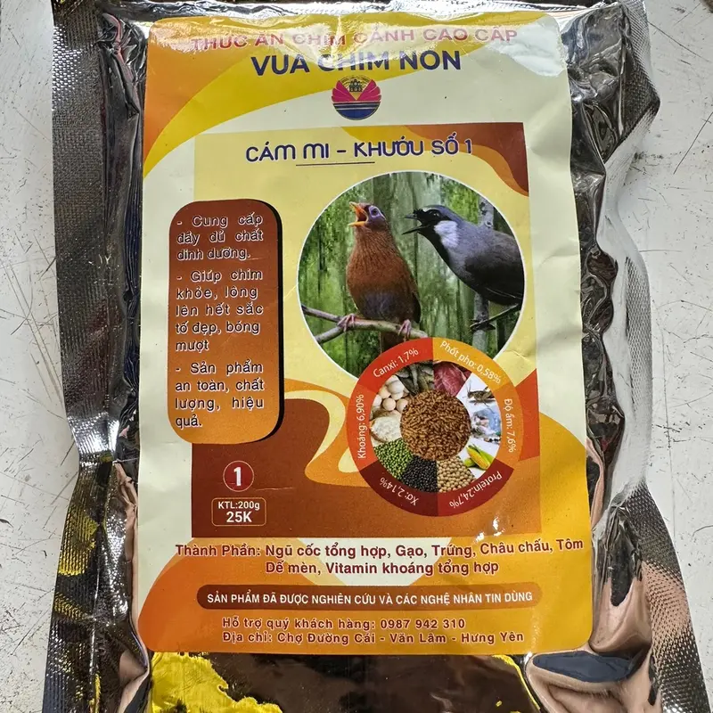 Cám cho chim họa my- cho chim khướu  . Số 1 4