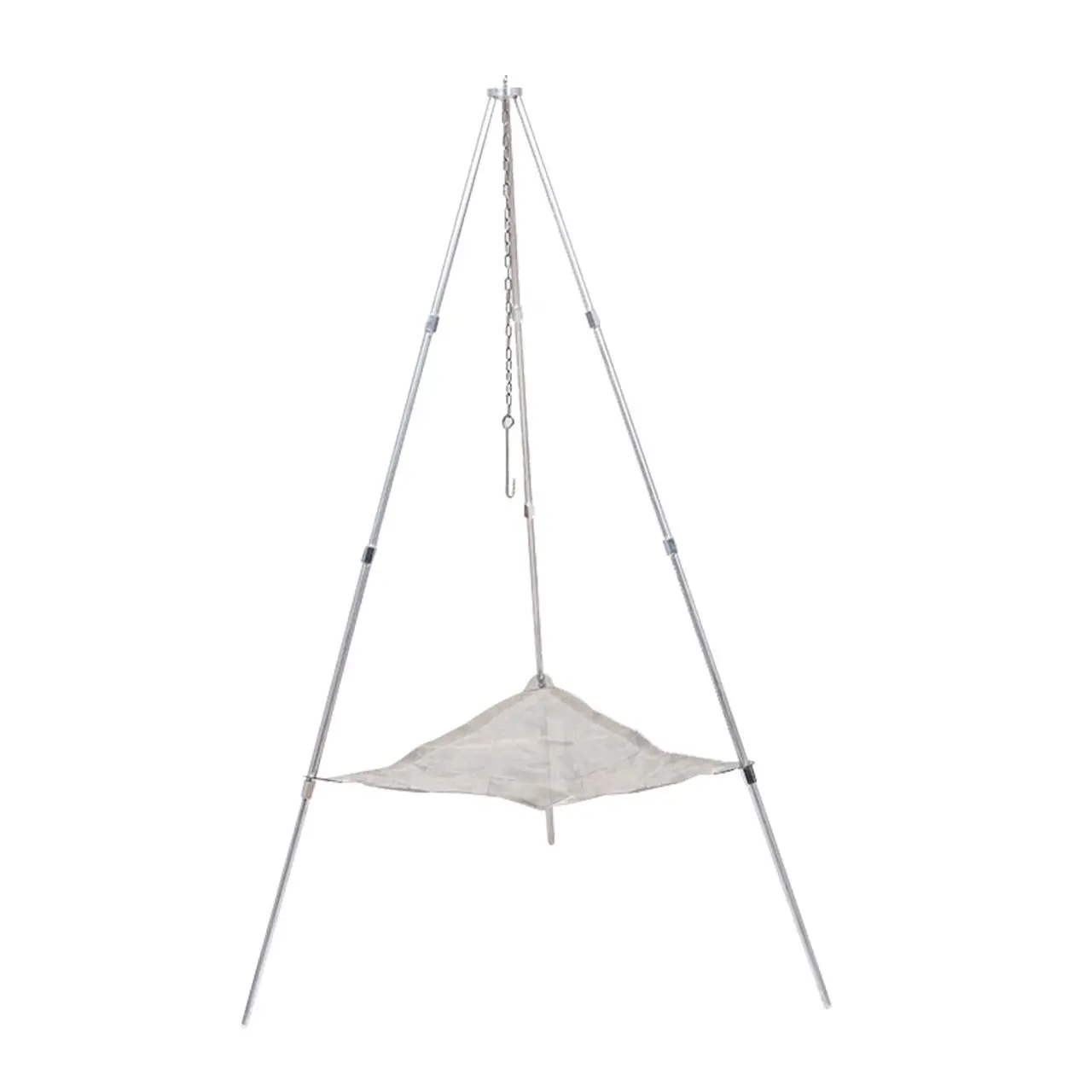 Camping Campfire Tripod with Carrying Bag, Portable Lightweight Tripod, Garden Supplies for Outdoor Camping