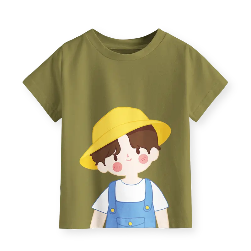Kaos Couple Distro Anak Laki-Laki Perempuan Unisex Sibling Desain Terbaru Sun Boy & Girl Baju Katun Pasangan 1