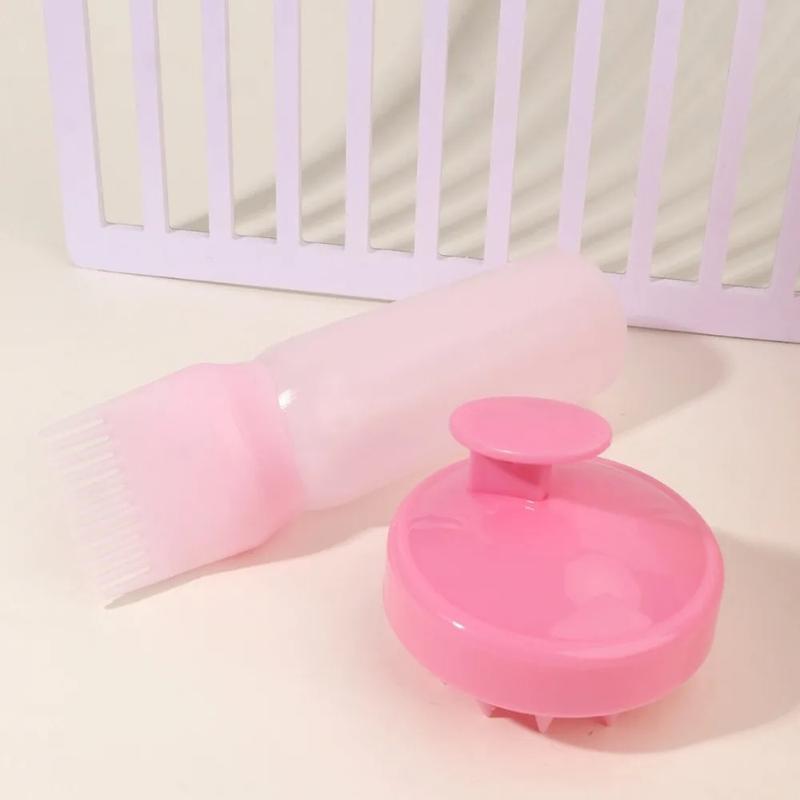 Product Introduction of 160ML Hair Dye Applicator Bottles Portable Hair Roots Massager Plastic Dyeing Shampoo Bottle Oil Comb Brush Hair Coloring Tools 12