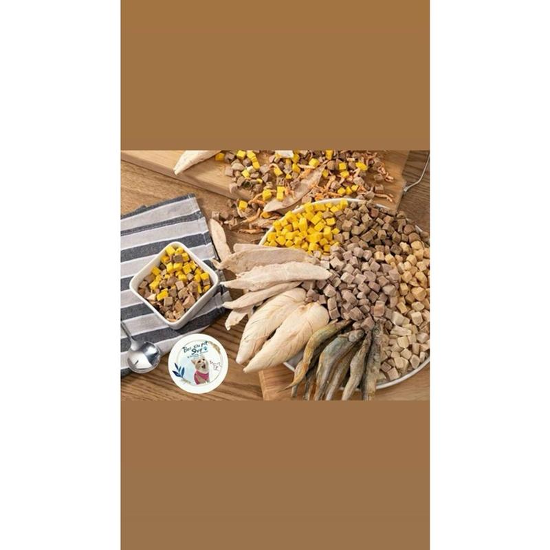 Gà sấy mix vị, đồ sấy khô cho chó, mèo mix hỗn hợp [Hàng loại I] 2