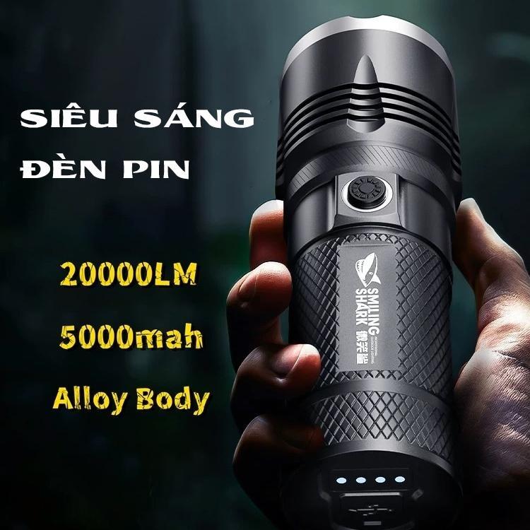 LED Mạnh Đèn Flash Chống Thấm Nước Sạc Zoomable Đèn Pin Ngoài Trời Siêu Sáng Đèn Pin Hạt Zoom Đèn Pin đèn pin 7 chế độ cầm tay đèn pin 12000000w multifunctional flashlight lumens mini lumintop