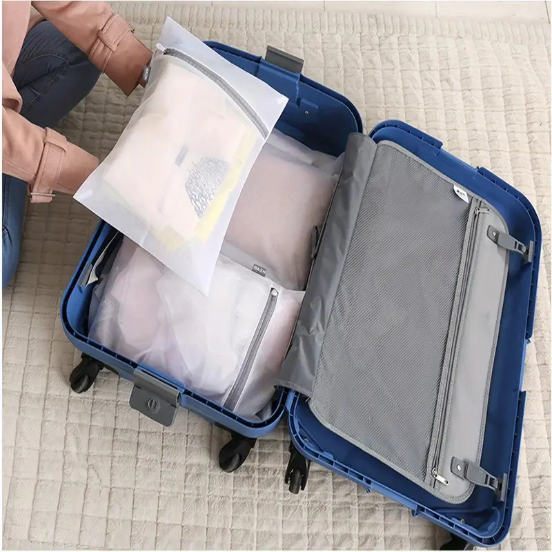 Mesh Wash Laundry Bag, 1 Count Durable Reusable Wash Bag, Laundry Clothes Wash Bag for Jeans, Bath Towels, Bed Sheets 5