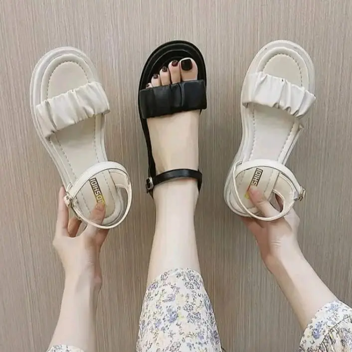 SENDAL WANITA KEKINIAN KOREA VIRAL 2024 IMPORT PREMIUM MURAH Sandal 0