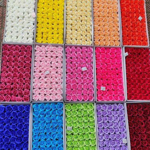  Sỉ 50 đầu bông HOA SÁP thơm hàn quốc hàng loại 1 