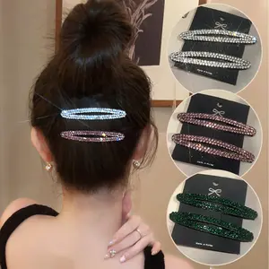 Jepit Rambut Korea - Jepit Poni & Samping untuk Rambut Pendek Aksesori Trendy jepitlu cu Hadiah Wanita Clips jepit poni ala korea Desain Simple Ala Korea Bahan Berkualitas Kuat dan Tahan Lama