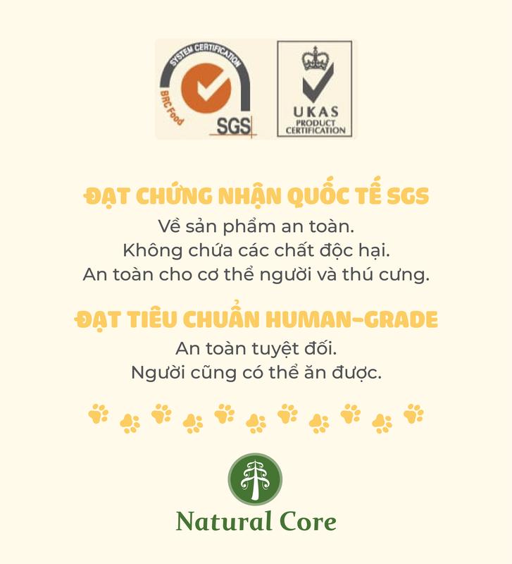 [Quà tặng không bán] Thịt Gà Vịt quay cho chó Natural Core 70g bổ sung năng lượng tức thì hỗ trợ tăng cường sức khỏe cơ bắp và xương khớp đào thải độc tố [Date tháng 5/2025] 6