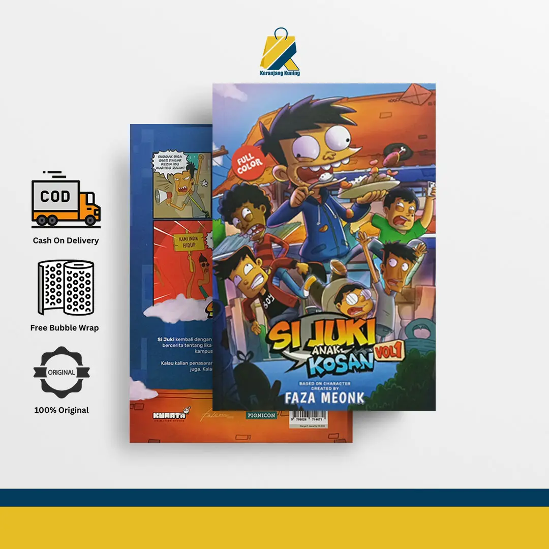 Buku komik Si Juki Anak Kosan #1 - Warkop DKI Kartun - Falcon Publishing
