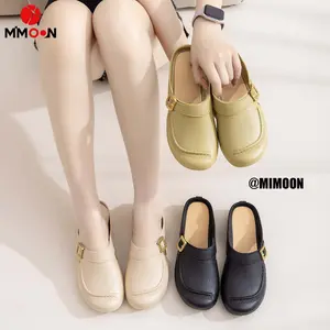 Sandal Wanita Women's Wedges Shoes Sandal Wanita Sendal Selop Mule Wanita Bahan Karet Jelly