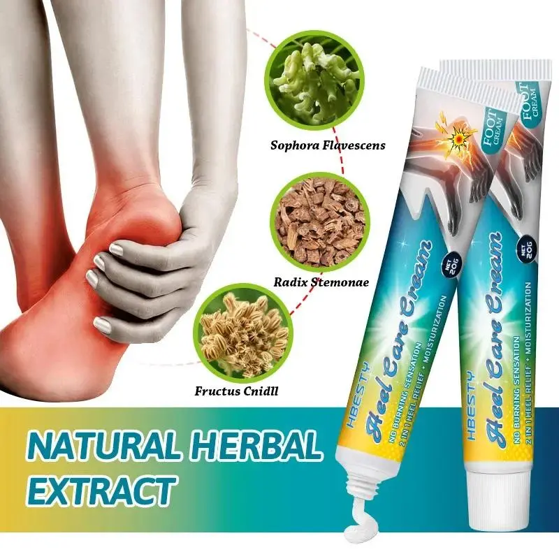 Heel Pain Relief Cream Foot Fasciitis Achilles Tendonitis Treatment Plaster Joint Ache Herbal Ointment Spurs Massage Plaster