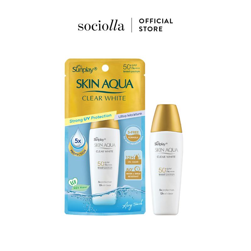  Sữa Chống Nắng Sunplay Skin Aqua Clear White Sun Cream 25g & 55g 
