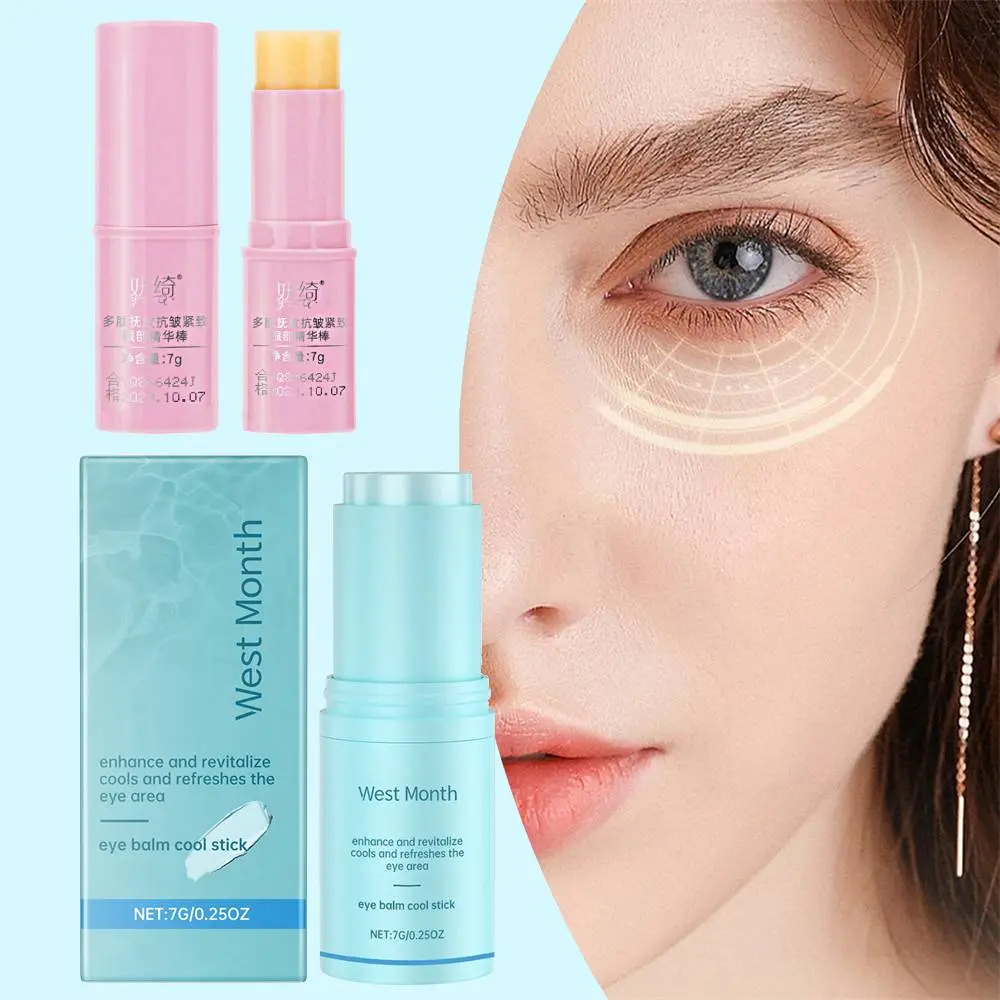 Moisturizing Eye Balm Cool Stick Brighten Revitalize Under Eye Anti-Wrinkle Dark Circle Eye Care Balm