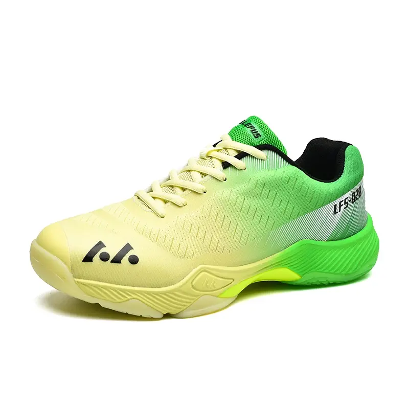 Professional badminton shoes for men and women, table tennis, outdoor training shoes, breathable and non-slip, large size 36-46, new pattern