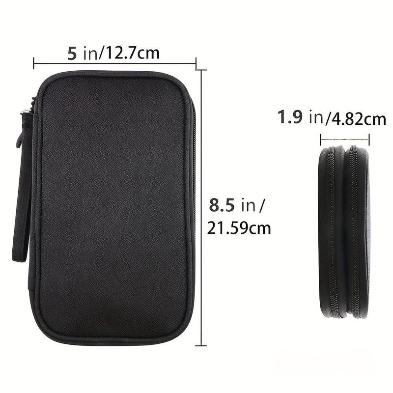 Product Introduction of Electronics Accessories Storage Bag, 1 Count Waterproof Cable Organizer, Travel Essentials Storage Bag, Portable Storage Bag for Home & Travel, Computer 1