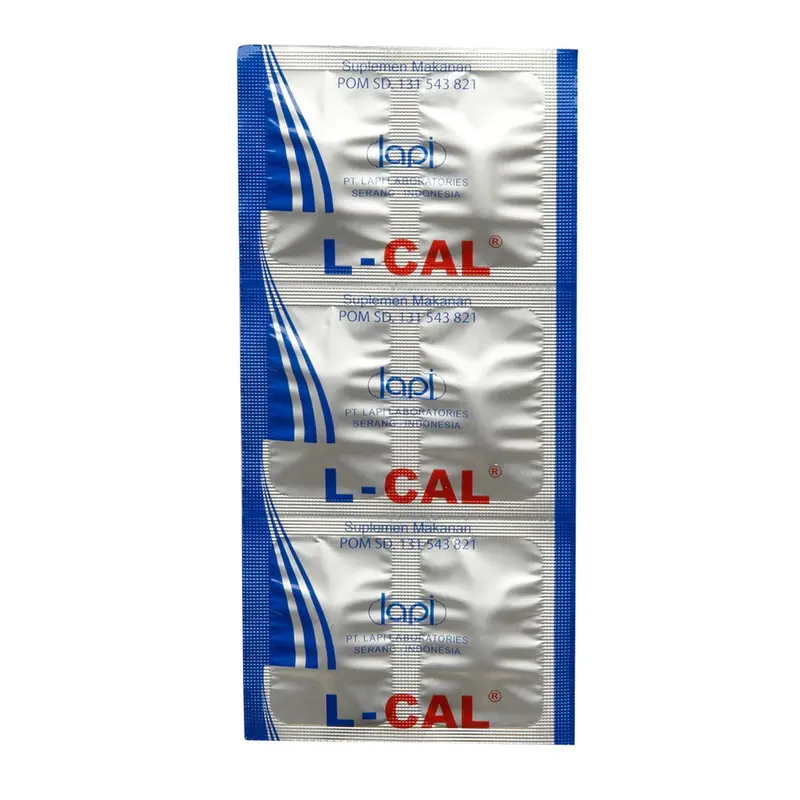 L-CAL Tablet Suplemen Kalsium Dan Tulang 3
