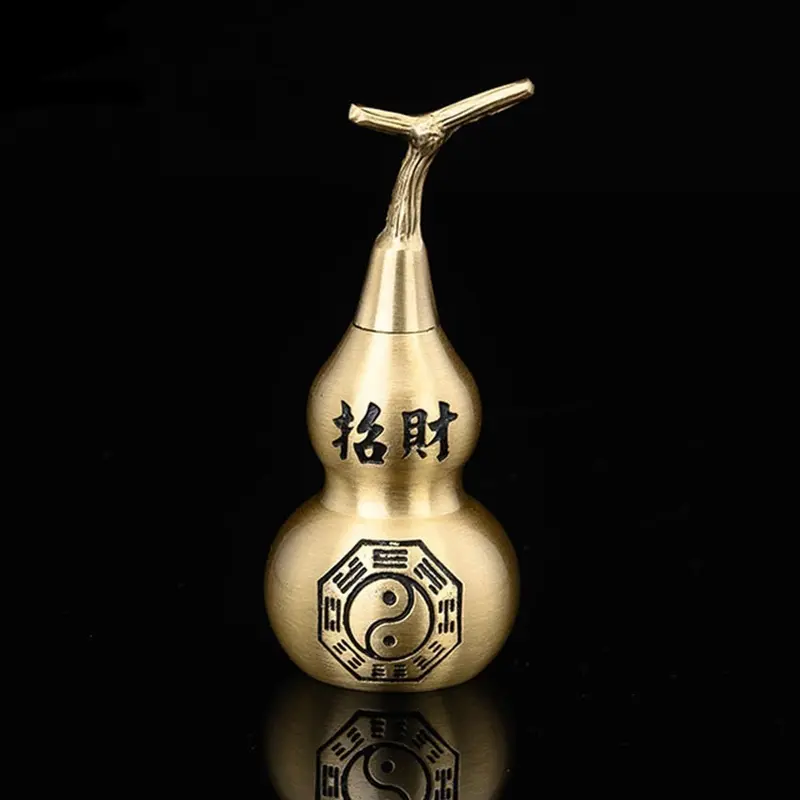 Pajangan Labu Kuningan Cina Feng Shui Home Decor Kelabuhan Labu Tembaga Dekorasi Ornamen Fengshui Kekayaan Decoration Rumah 7