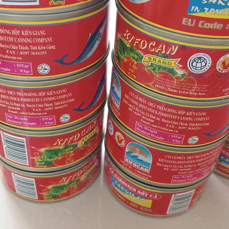  Cá mòi sốt cà chua 10 hộp sử dụng ngay sau mở nắp rất tiện lợi 