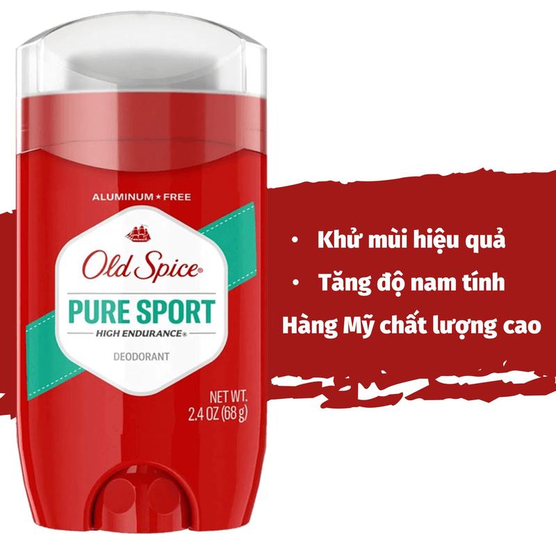 Sáp Khử Mùi Old Spice Pure Sport 85gr - 666Shop96 2