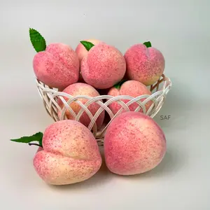 SAF Peach artificial - Buah plastik palsu - properti Fotografi