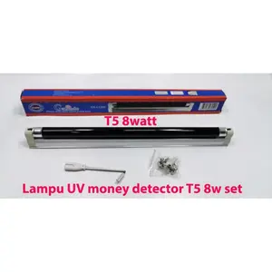 Lampu T5 8w BLB Uang UV Ultraviolet GAXINDO 8watt Set Komplit 220V
