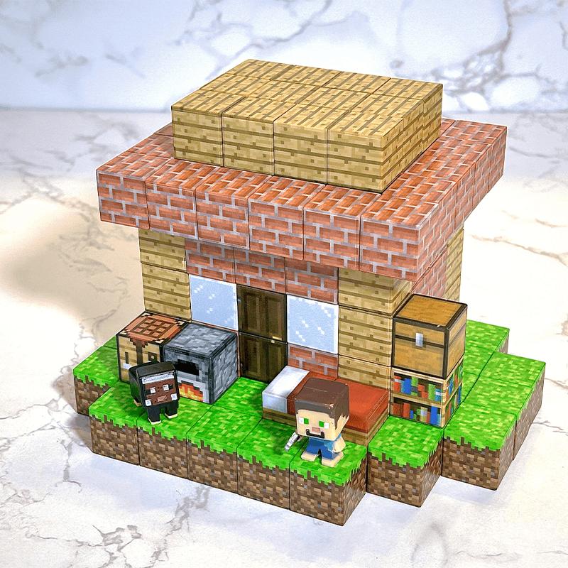 MC Particles Minecraft Magnetic Building Blocks Bricks Construction ...