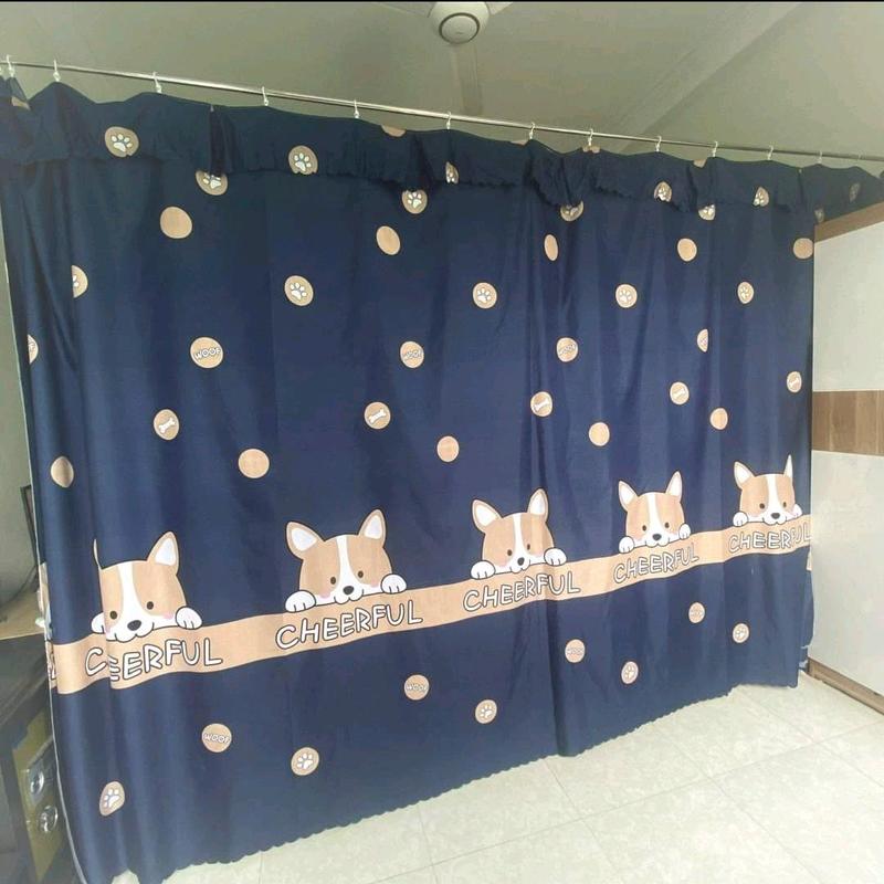 Rido Rèm Cửa Vách Ngăn Che Chắn Phòng Ngăn Giường Ngủ Gác Lửng KTX TẶNG DÂY TREO RÈM dèm vải