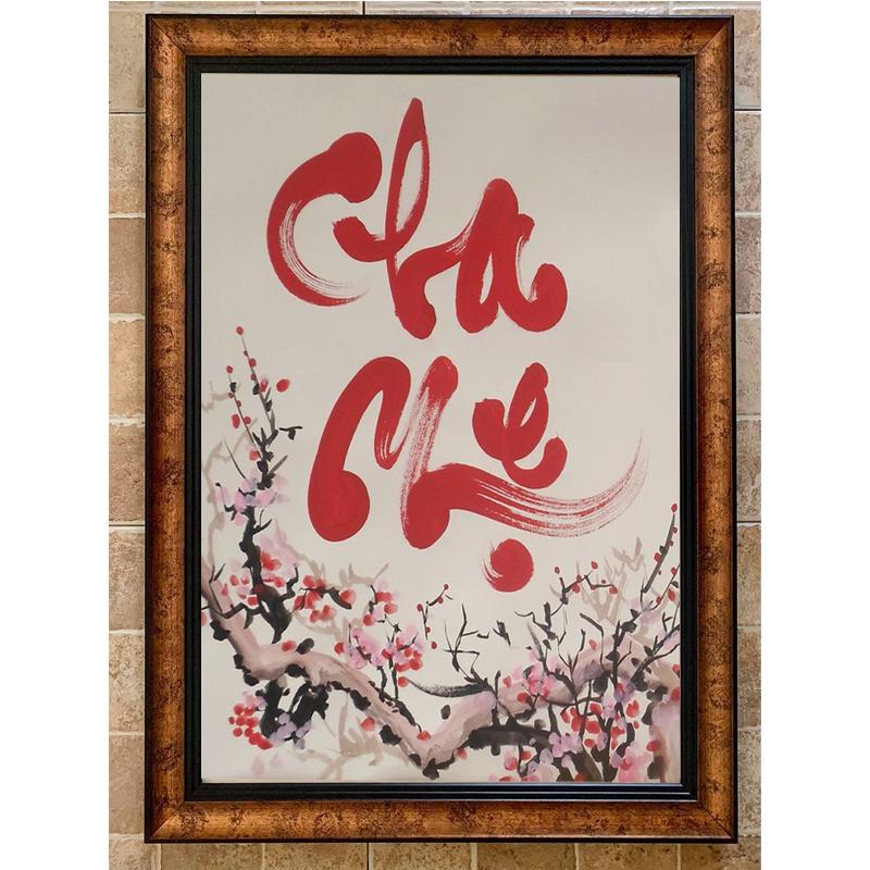 Tranh Cha Mẹ - Tranh Đính Đá 5D Tự Hoàn Thành Kích Thước 40x30cm - Tranh Gắn Đá DIY 2