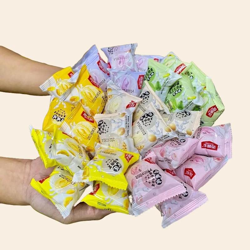 Bánh mochi kem lạnh phủ dừa Đài Loan siêu ngon 1kg (6 vị) - Snack chua Ăn Vặt Thức Ăn Sen Food (cordyceps) Cake