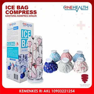 Onehealth Ice Cold Bag Alat Kantong Kompres Air Es Dingin Panas Demam Kantung Cold Bag Compress