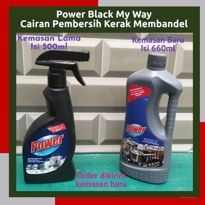 My Way Power Black Pembersih Serbaguna Penghilang Karat Wajan Telpon Panci Gosong 0