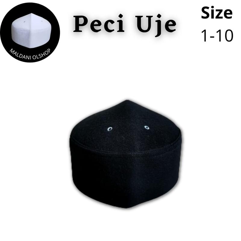 Peci Uje Peci Bludru Peci Logo Kopyah Bulu songko Kopyah Perlengkapan Sholat 3
