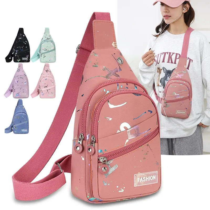 Túi Đeo Ngực, Túi Đeo Chéo, Ba Lô Đeo Vai Nhỏ Dành Cho Nữ, Daypack, Thích Hợp Cho Du Lịch, Thể Thao, Túi Đeo Chéo