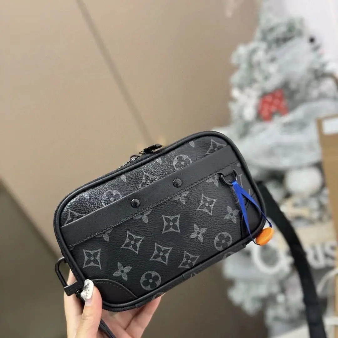 Genuine Leather Women's Bag Light Luxury Bag Ladies 2023 New Large Capacity Fashion Presbyopic One-Shoulder Versatile Camera Bag