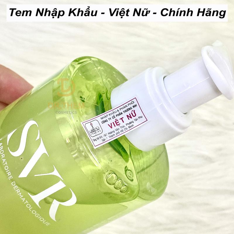 Sữa Rửa Mặt SVR Cho Da Dầu Mụn - SVR Sebiaclear Gel Moussant 55ml-200ml-400ml Loại Bỏ Tế Bào Da Chết SRM - Dr Thêm 5