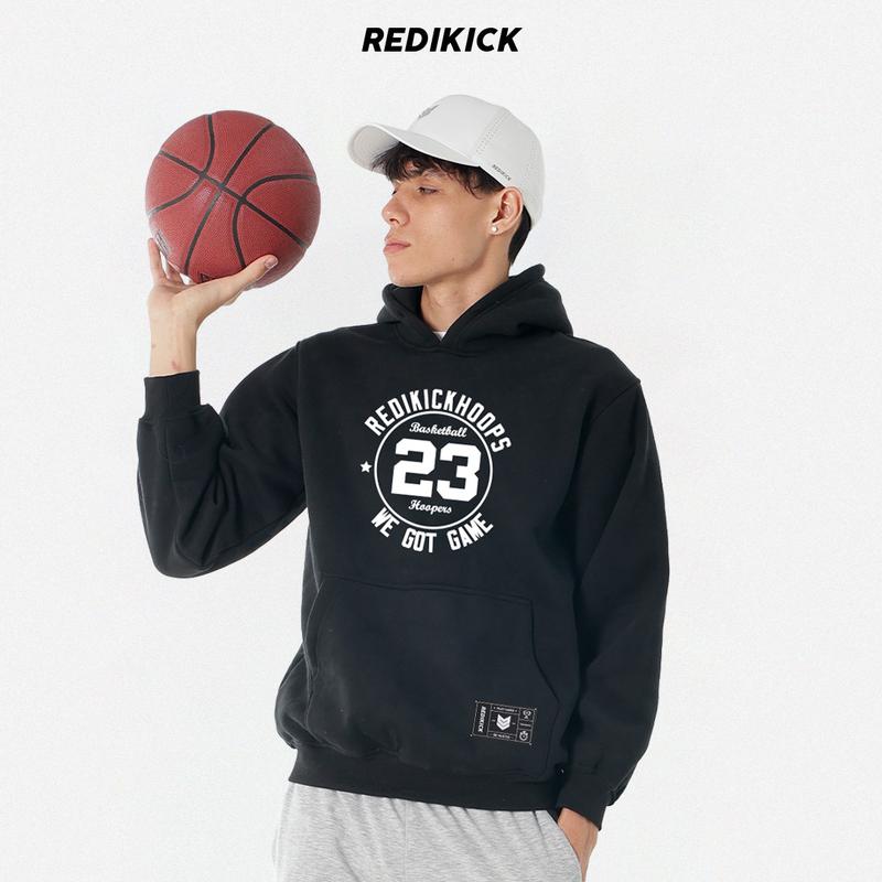 Áo Hoodie Redikick WGG nỉ bông Unisex dày dặn chơi bóng rổ tennis tập gym chạy bộ - A23019 Sport Nam