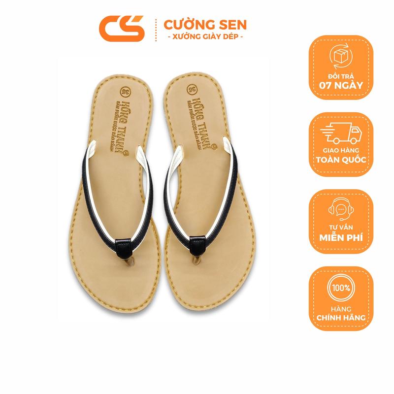  TS017 Dép bệt nữ quai kẹp lé màu Da xịn  Đế cao su mang không gây tiếng ồn ,có big size ,Mũi tròn DéP GiàY Shoes ,Cường Sen . Sandal Quai Hậu Đồng depnuhottrend  2023 