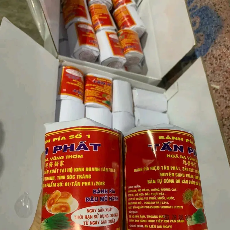 03 bánh Pía xưa gói giấy ( 4 cái / cây) 2