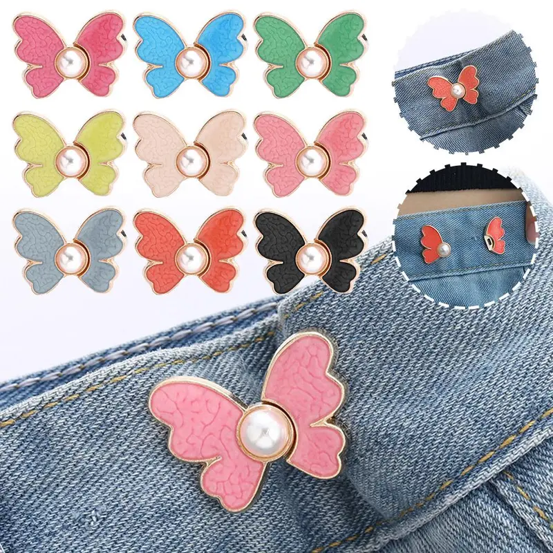 Pin butang denim, boleh dilaraskan, boleh tanggal, tanpa paku, - TikTok ...