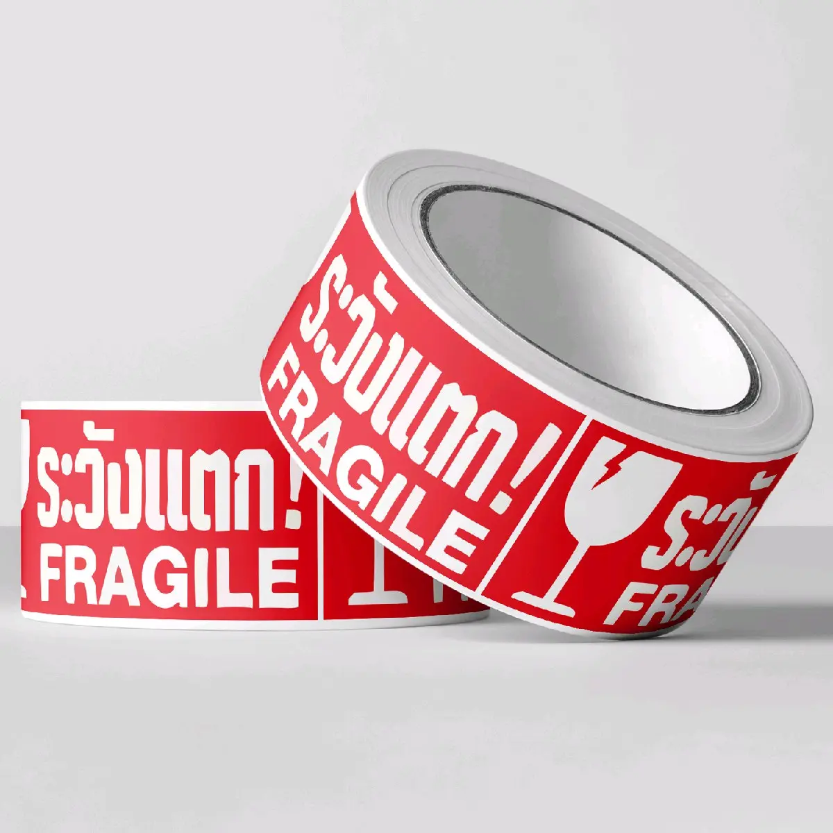 สติ๊กเกอร์ระวังแตก Warning Sticker 250ดวง/ม้วน