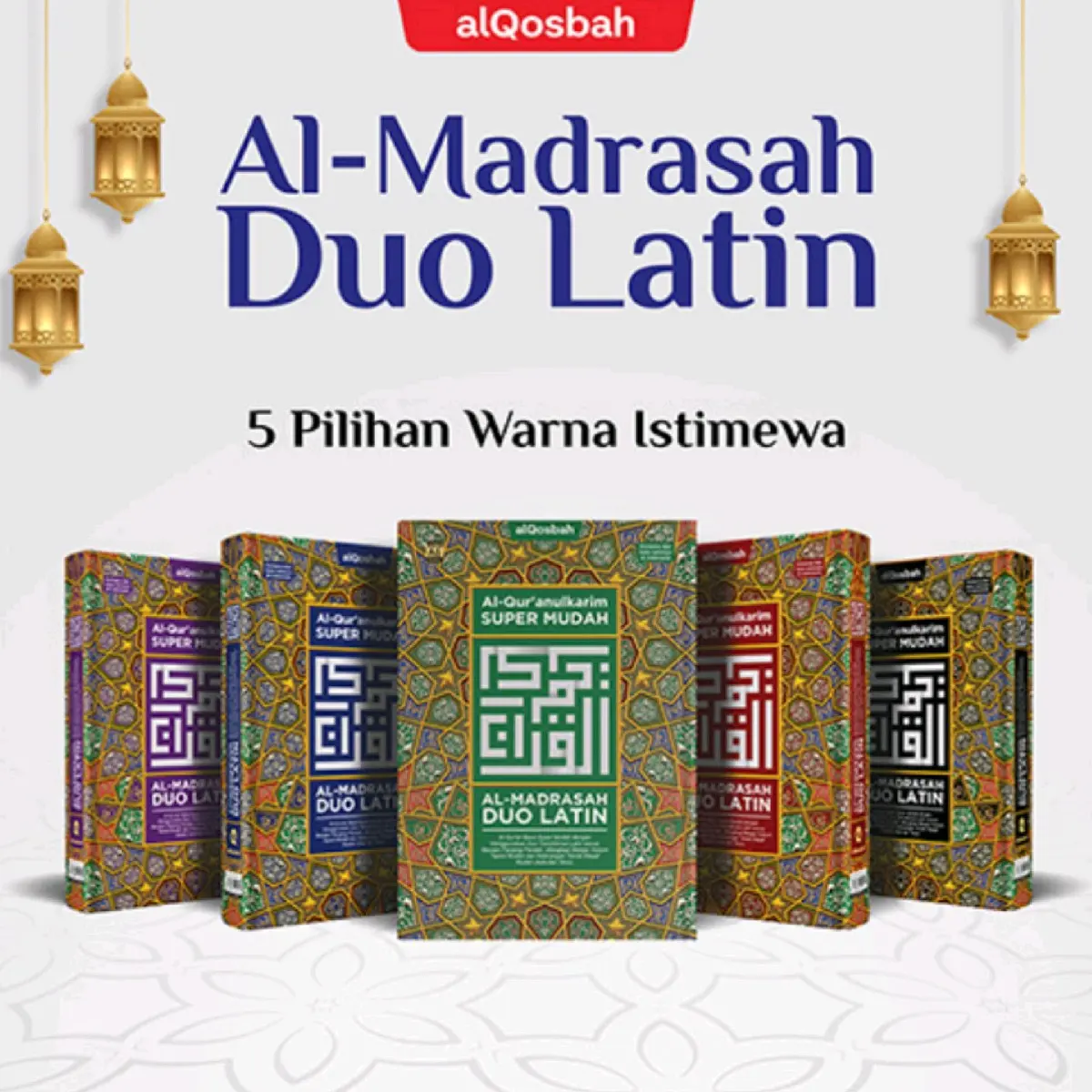 Al Quran Al-Madrasah Duo Latin Alqoshbah Ukuran A4 Besar  A5 Sedang Tajwid Terjemah